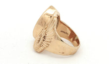 Statement Ring mit Engel Flügel
