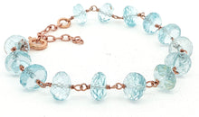 Armkette ROSARY mit Aquamarin