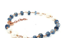 Armkette ROSARY mit Perlen und Iolith