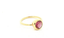 Unikate Ring  18 Karat Gelb Gold Rosa Turmalin