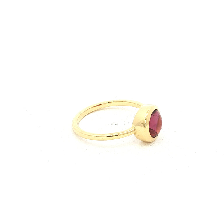 Unikate Ring  18 Karat Gelb Gold Rosa Turmalin