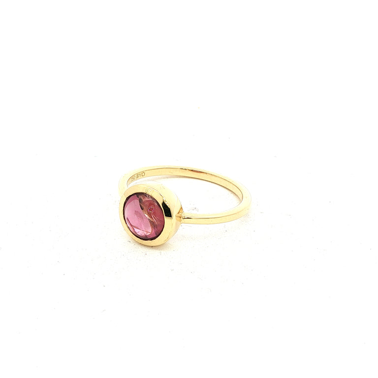 Unikate Ring  18 Karat Gelb Gold Rosa Turmalin
