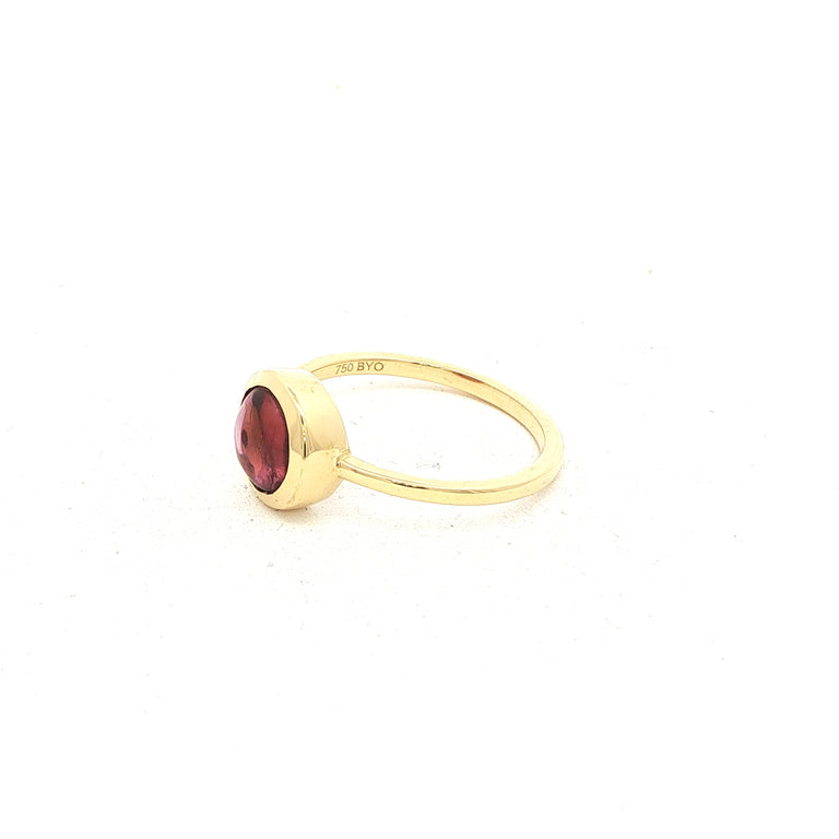 Unikate Ring  18 Karat Gelb Gold Rosa Turmalin