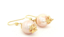 Boho-Ohrringe mit Barock-Perlen 12 mm