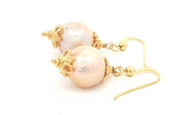 Boho-Ohrringe mit Barock-Perlen 12 mm