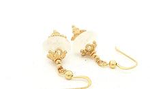 Barocke Ohrringe mit Mondstein