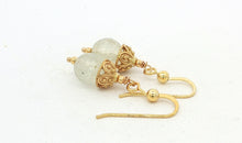 Feine Ohrringe mit Prehnit