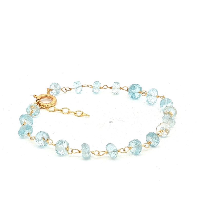 ROSARY Armkette mit Aquamarin