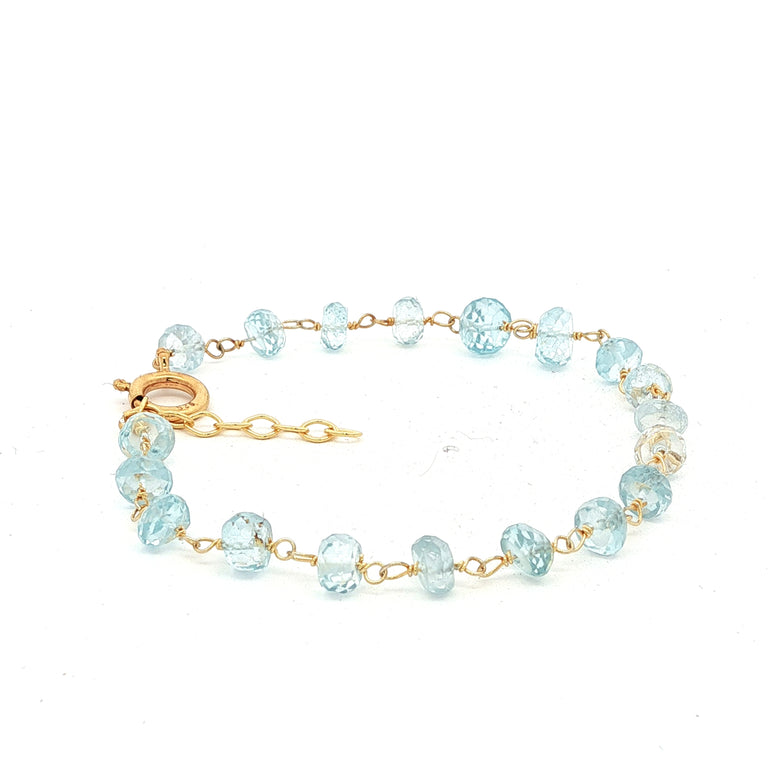 ROSARY Armkette mit Aquamarin