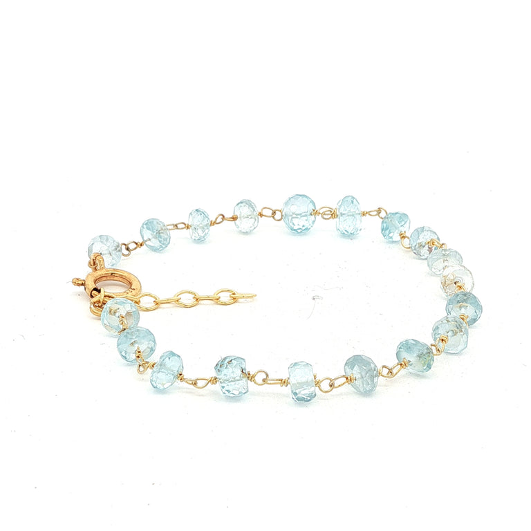 ROSARY Armkette mit Aquamarin