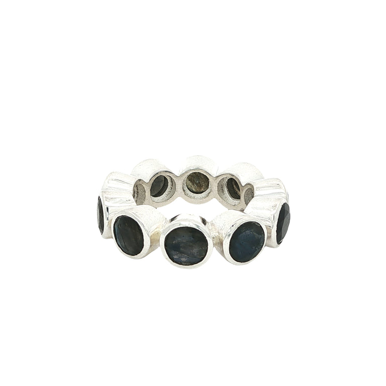 Ring OCTAVE mit Labradorit
