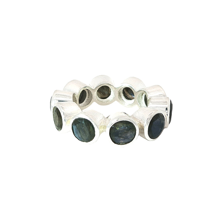 Ring OCTAVE mit Labradorit