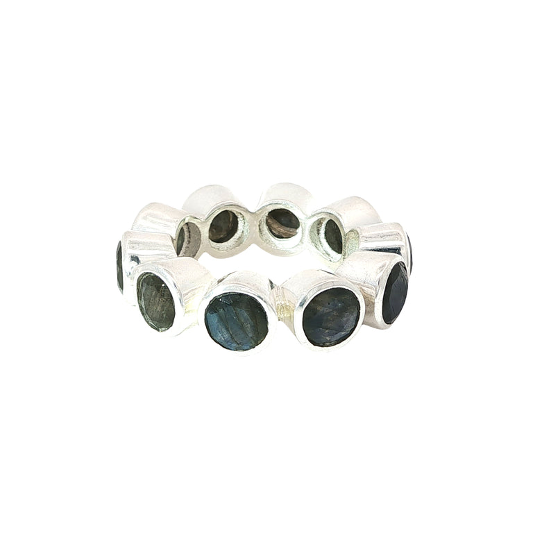 Ring OCTAVE mit Labradorit