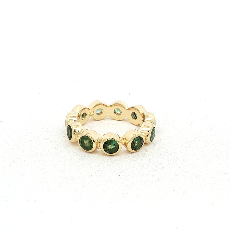 Ring OCTAVE grüner Turmalin