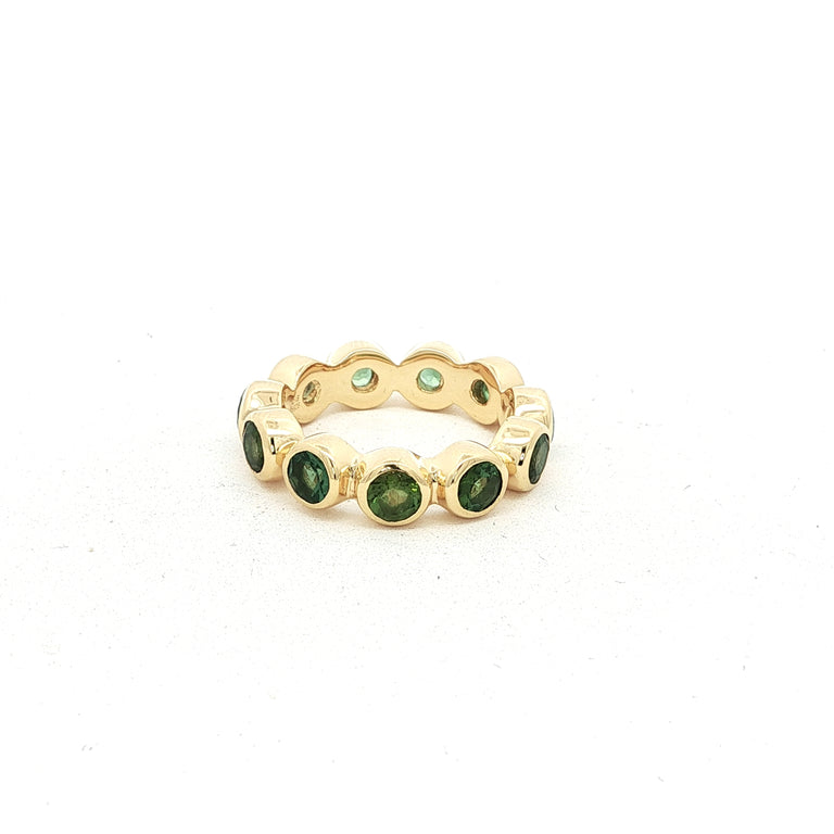 Ring OCTAVE grüner Turmalin