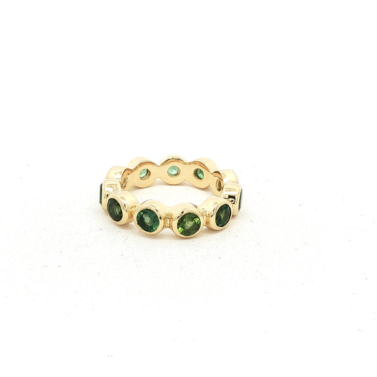 Ring OCTAVE grüner Turmalin