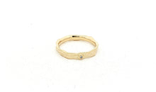 Ring KEENAN 3 mm mit Diamant