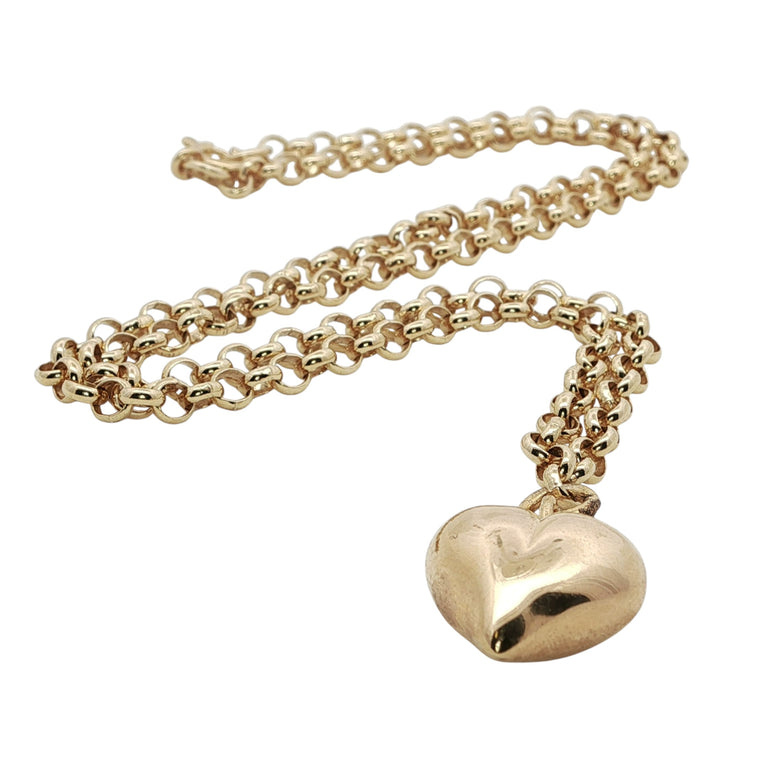 Halskette 50 cm mit Herz
