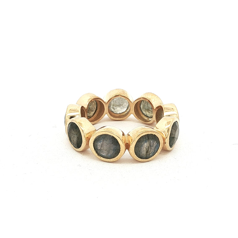 Ring OCTAVE mit Labradorit