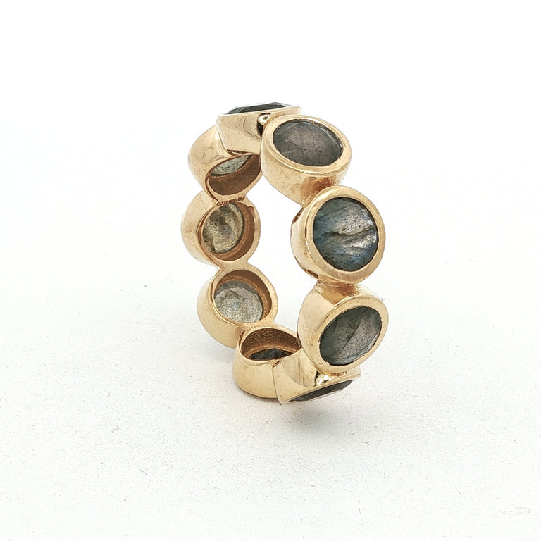 Ring OCTAVE mit Labradorit