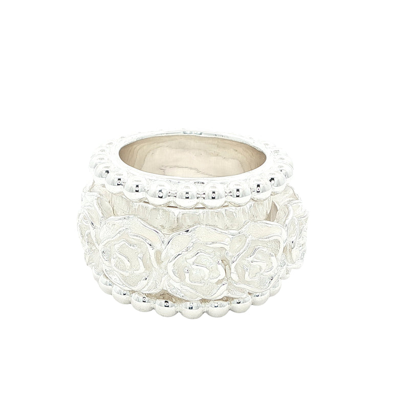 Flower Moving Ring 18 mm