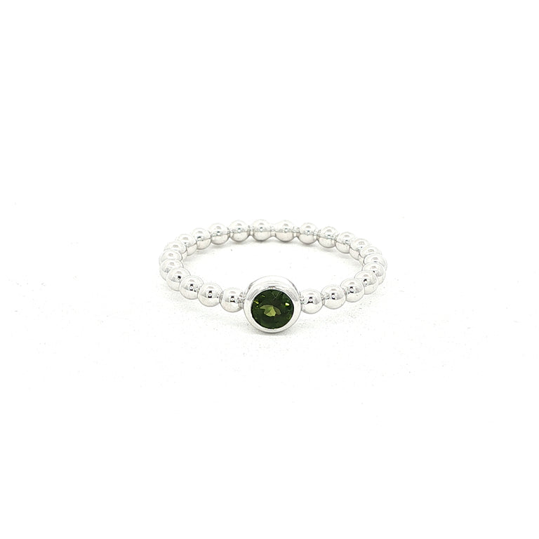 Ring BUBBLE 3mm mit Turmalin