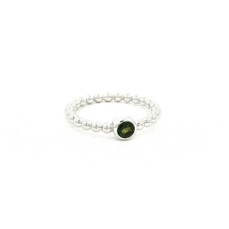 Ring BUBBLE 3mm mit Turmalin