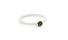 Ring BUBBLE 3mm mit Turmalin