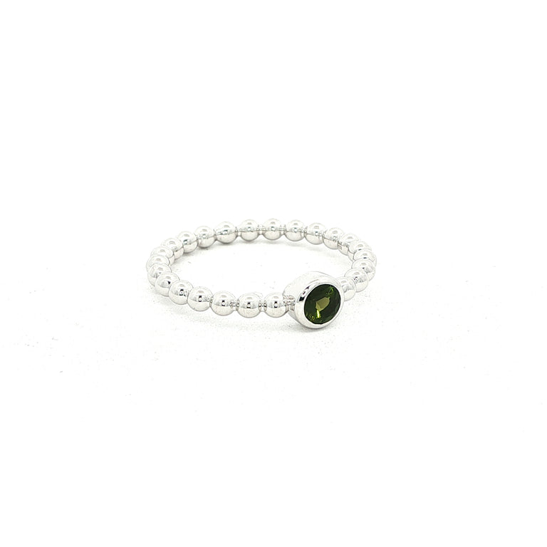 Ring BUBBLE 3mm mit Turmalin