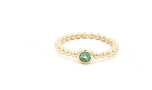 Ring BUBBLE 3mm mit Turmalin