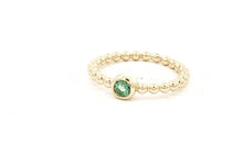 Ring BUBBLE 3mm mit Turmalin