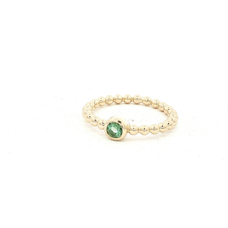 Ring BUBBLE 3mm mit Turmalin