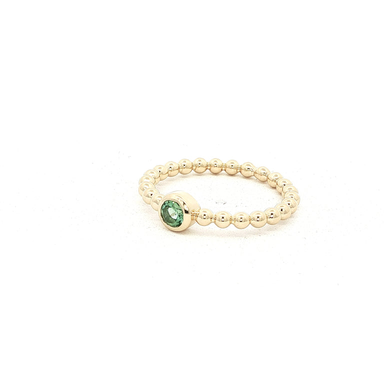 Ring BUBBLE 3mm mit Turmalin