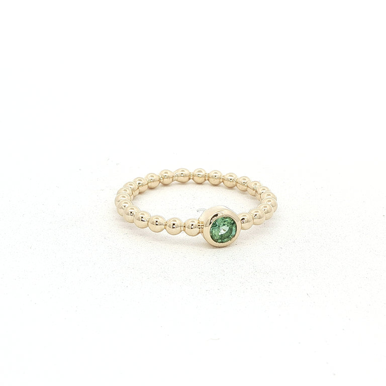 Ring BUBBLE 3mm mit Turmalin