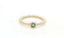 Ring BUBBLE 3mm mit Turmalin
