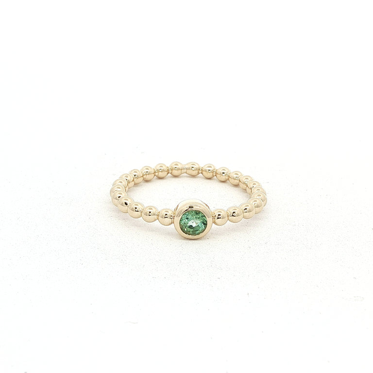 Ring BUBBLE 3mm mit Turmalin
