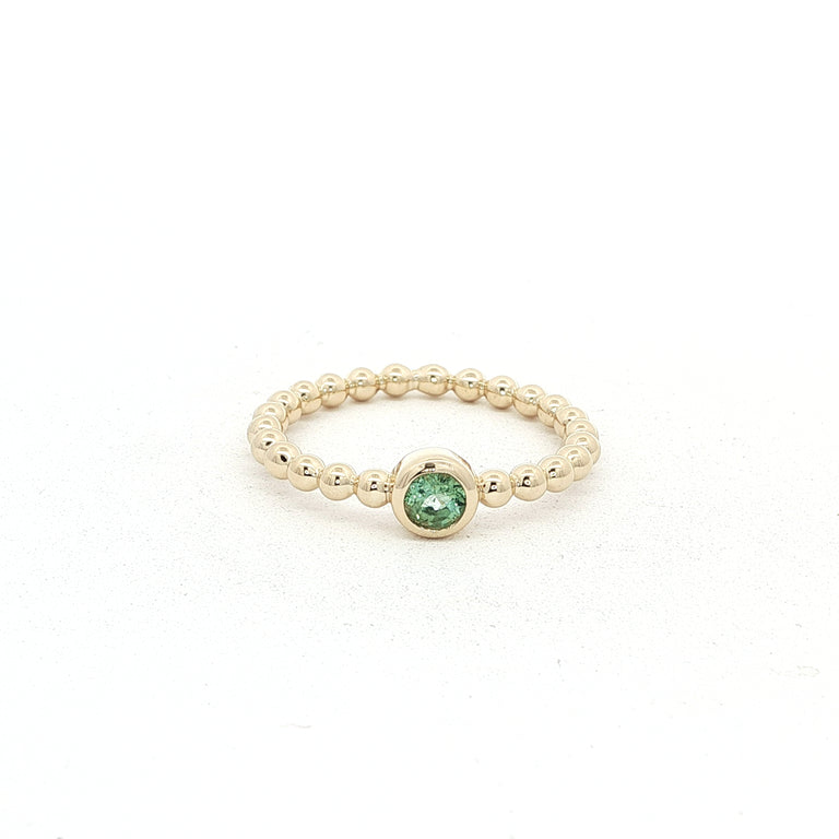 Ring BUBBLE 3mm mit Turmalin