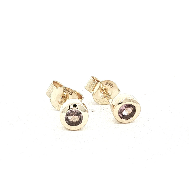Ohrstecker JANAJA rosaTurmalin 9 Karat