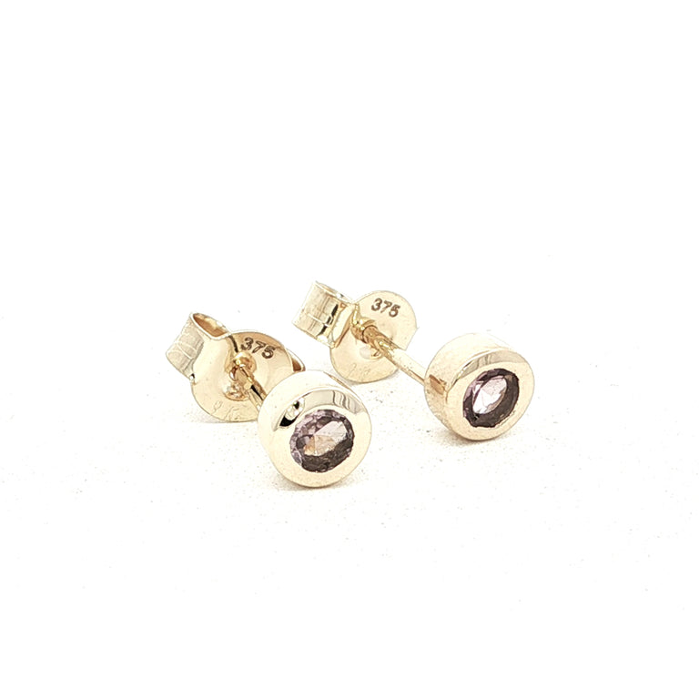 Ohrstecker JANAJA rosaTurmalin 9 Karat