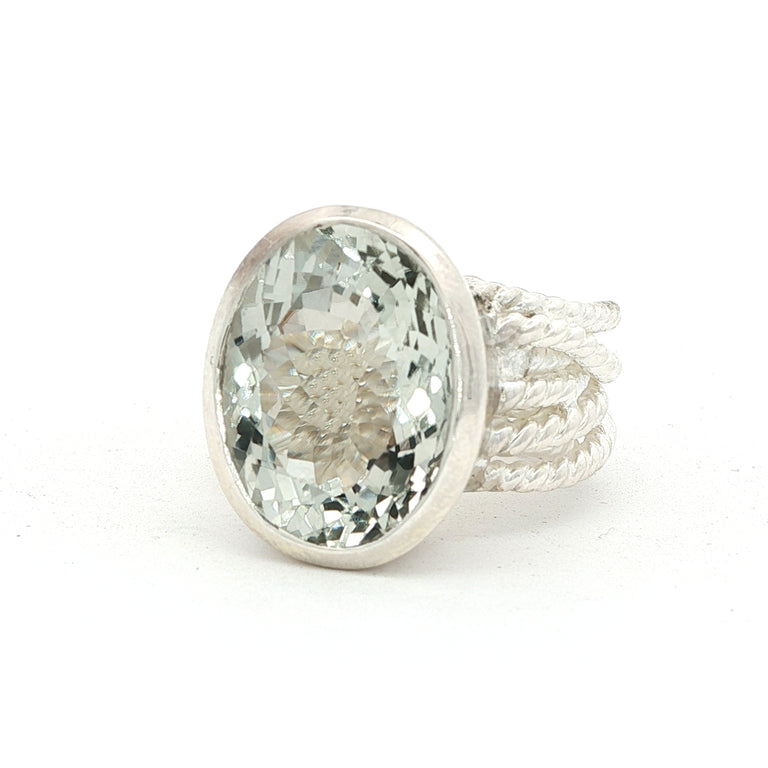 Ring TORVYN mit Prasiolith MBO