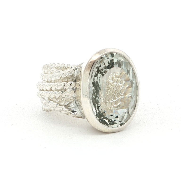 Ring TORVYN mit Prasiolith MBO