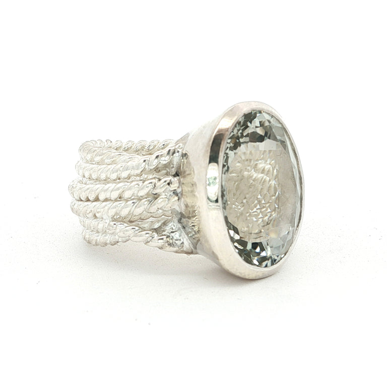 Ring TORVYN mit Prasiolith MBO
