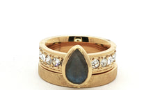 Ring-Set mit Labradorit