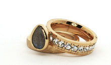 Ring-Set mit Labradorit