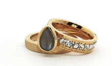 Ring-Set mit Labradorit