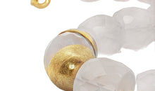 Statement-Collier aus Rosenquarz