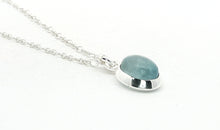 Aquamarin Collier 45 cm