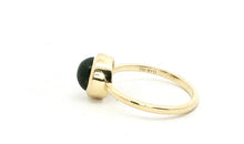 Unikate Ring  18 Karat Gelb Gold grüner Turmalin