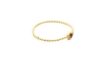 9 Karat Gelb Gold mit Granat