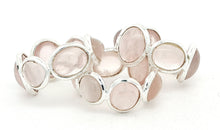 Ring MIRALIA Eternity Rosenquarz Silber